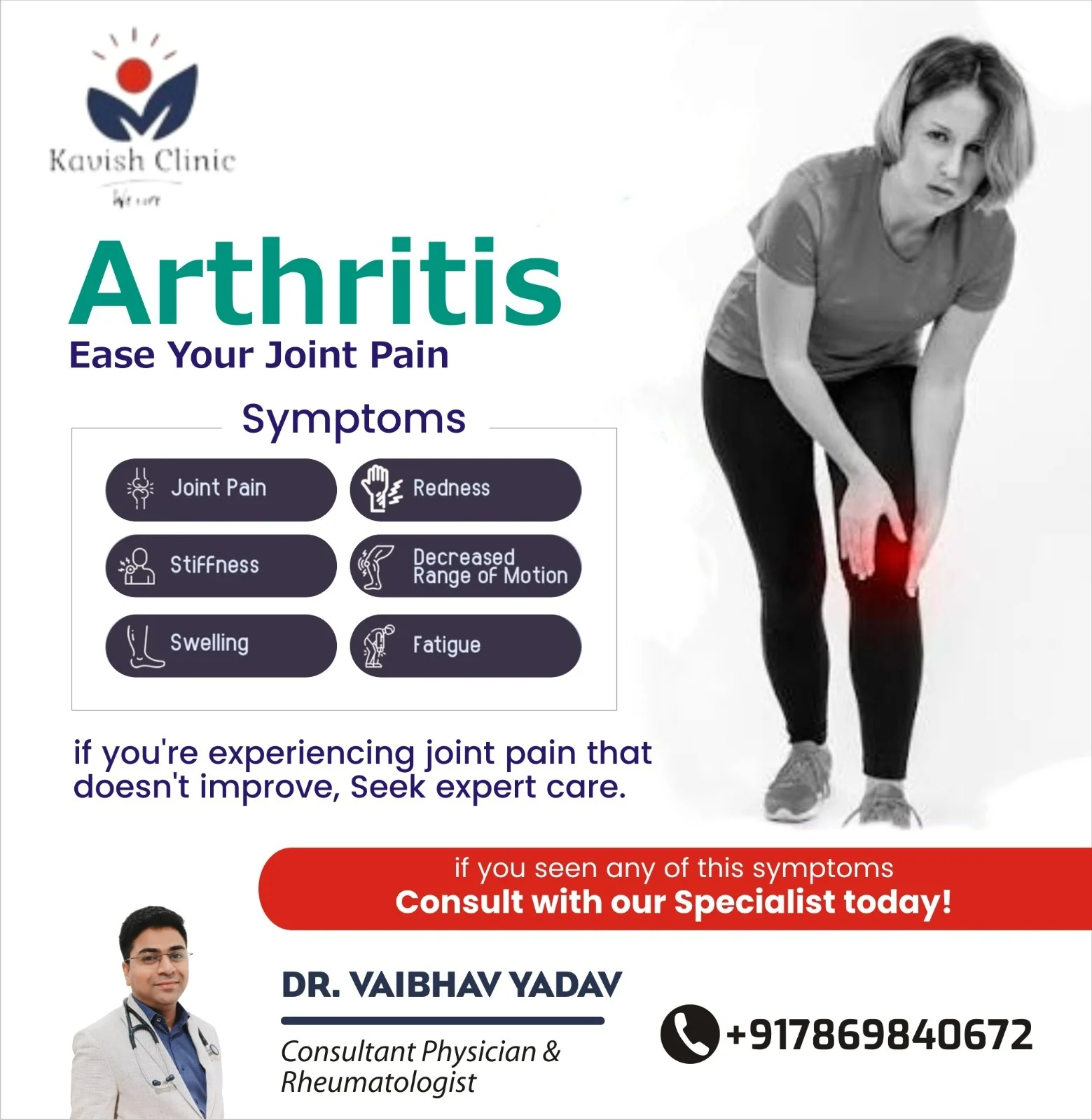 Arthritis Treatment in Indore: Understanding Joint Pain, Stiffness and Swelling